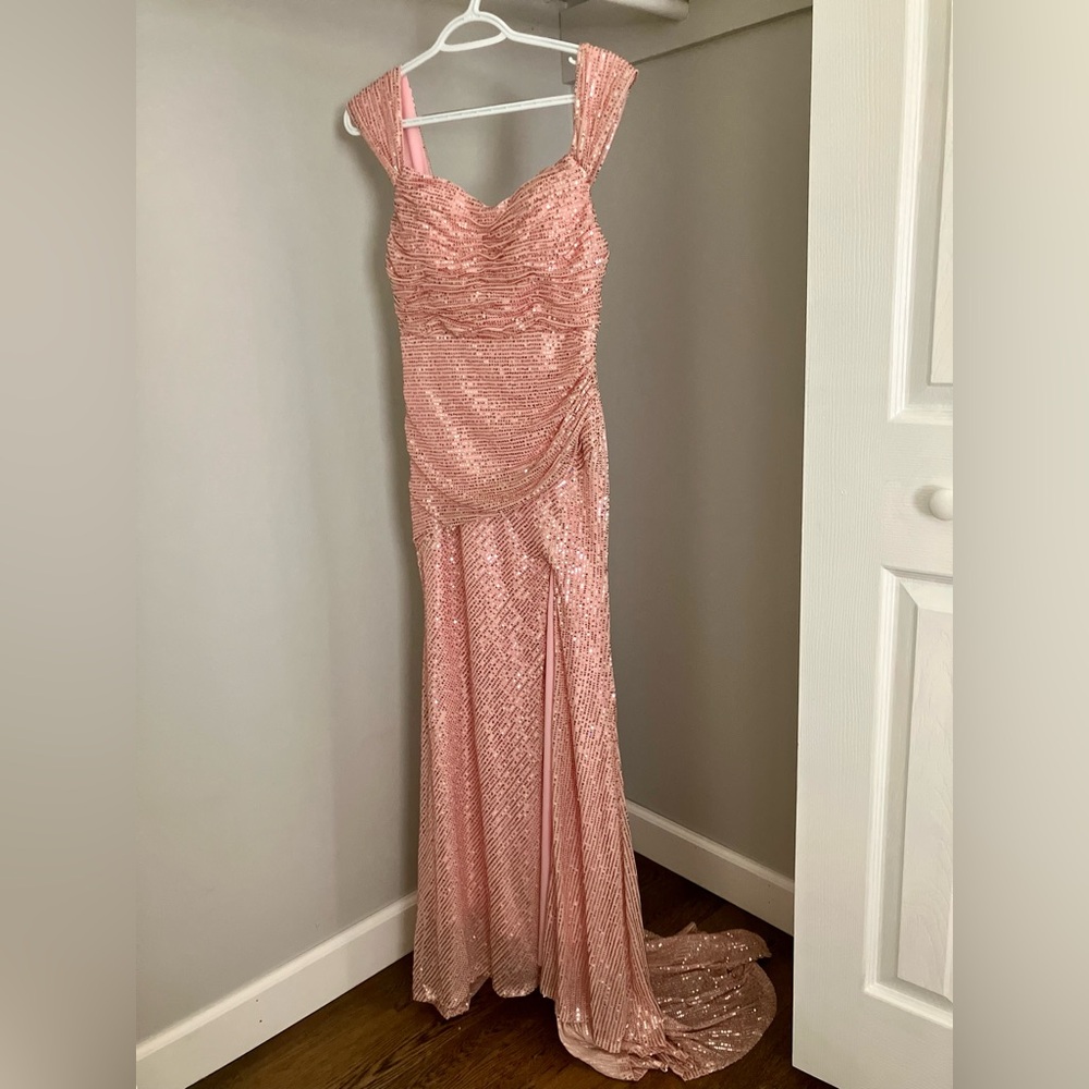 Champagne Formal worn once